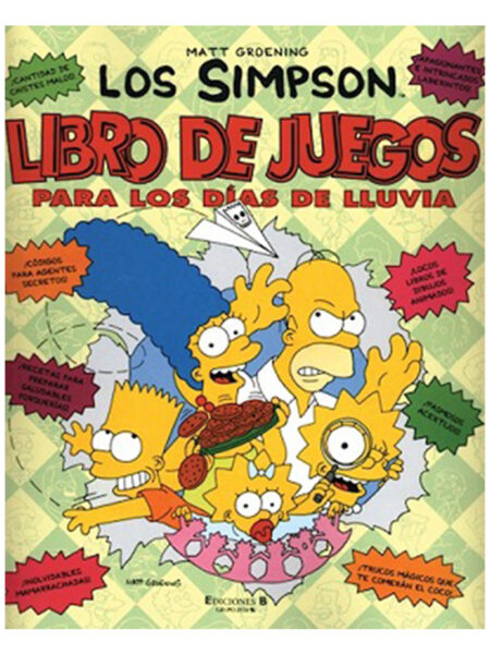 SIMPSON, LOS -LIBRO DE JUEGOS PARA LOS DÍAS DE LLUVIA-