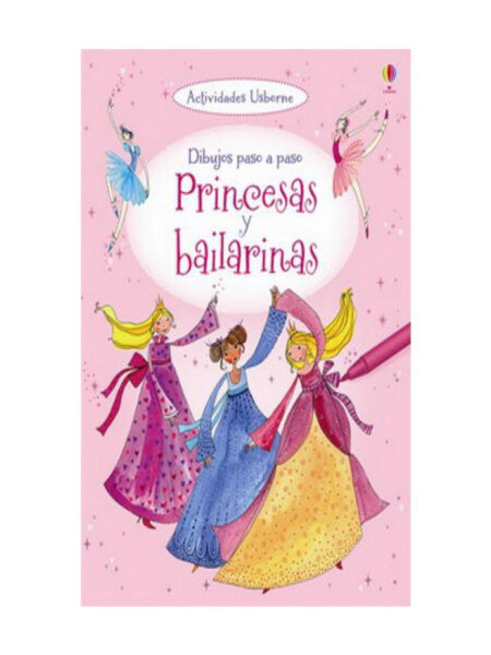 PRINCESAS Y BALILARINAS -DIBUJOS PASO A PASO-