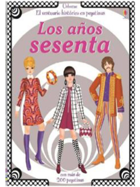 AÑOS SESENTA, LOS  -VESTUARIO HISTÓRICO EN PEGATINAS-