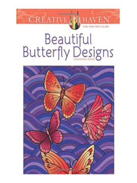 BEAUTIFUL BUTTERFLY DESIGNS COLORING BOOK