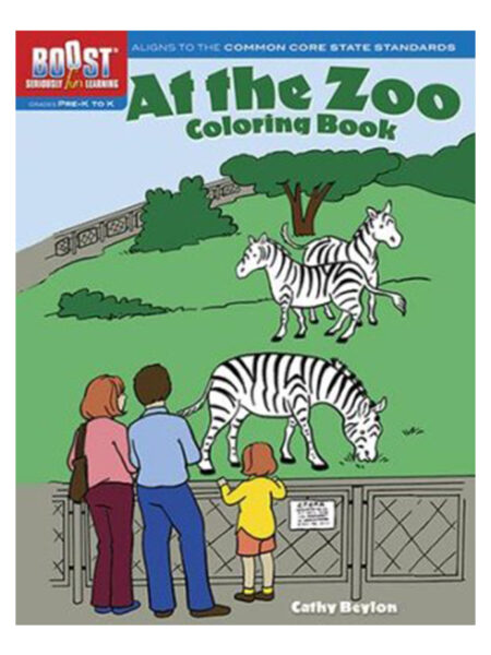 AT THE ZOO COLORING BOOK