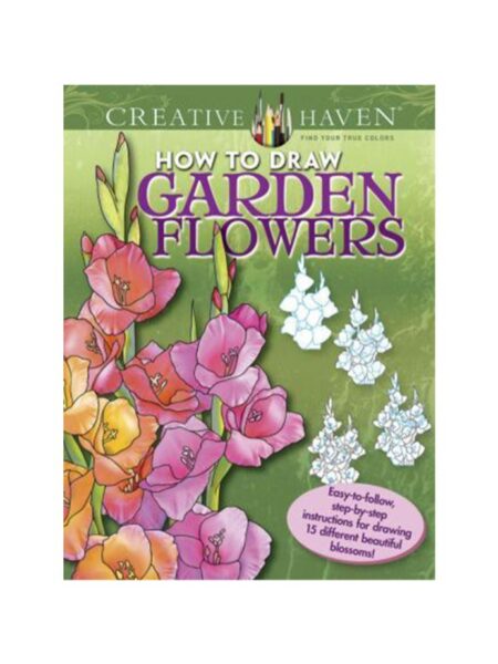 HOW TO DRAW GARDEN FLOWERS