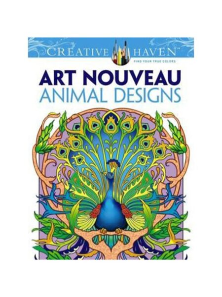 ART NOUVEAU ANIMAL DESIGNS COLORING BOOK