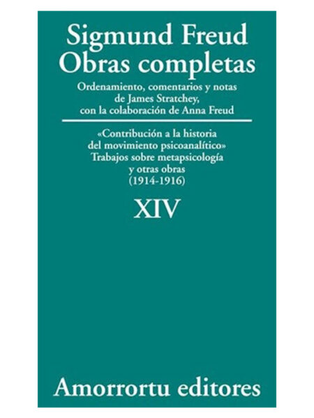OBRAS COMPLETAS 14 -TRABAJOS SOBRE METAPSICOLOGÍA Y OTRAS OBRAS (1914-1916)-