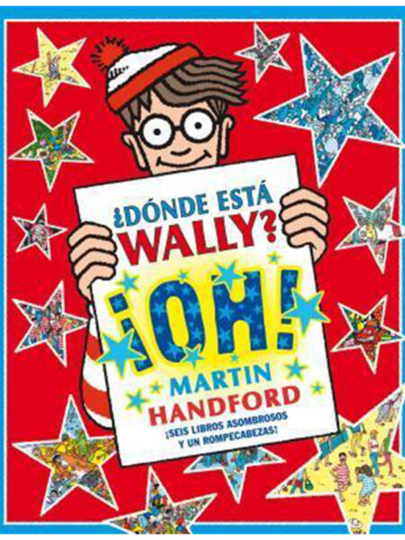 DÓNDE ESTÁ WALLY ¡OH! KIT X 6 LIBROS + 1 ROMPECABEZAS