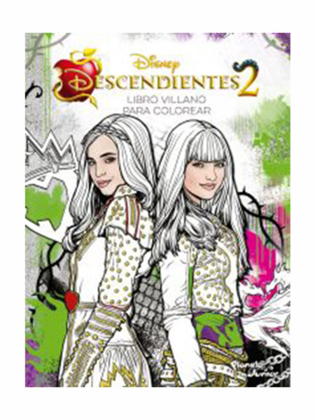 DESCENDIENTES 2 LIBRO VILLANO PARA COLOREAR