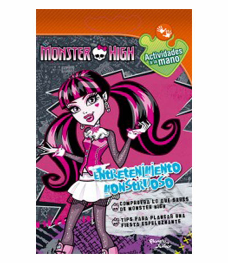 MONSTER HIGH ENTRETENIMIENTO MONSTRUOSO -ACTIVADES A LA MANO-