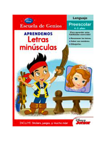 ESCUELA DE GENIOS APRENDAMOS LETRAS MINÚSCULAS 4-5 AÑOS