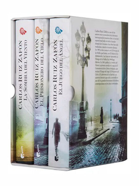 TRILOGÍA CARLOS RUÍZ ZAFÓN -ESTUCHE- 3 TOMOS SOMBRA VIENTO / JUEGO ÁNGEL / PRISIONERO CIELO