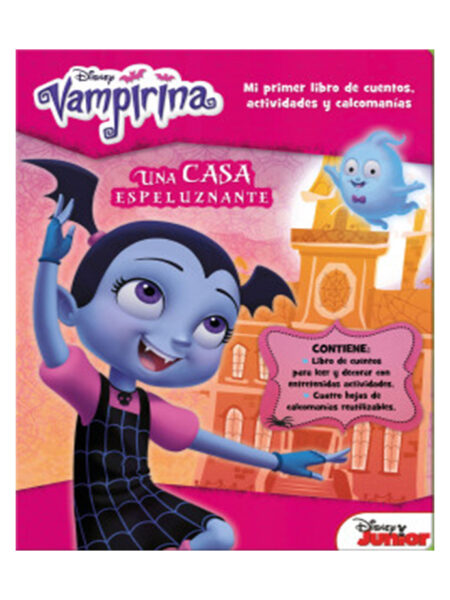 VAMPIRINA -UNA CASA ESPELUZNANTE- TD  LIBRO + CALCOMANÍAS