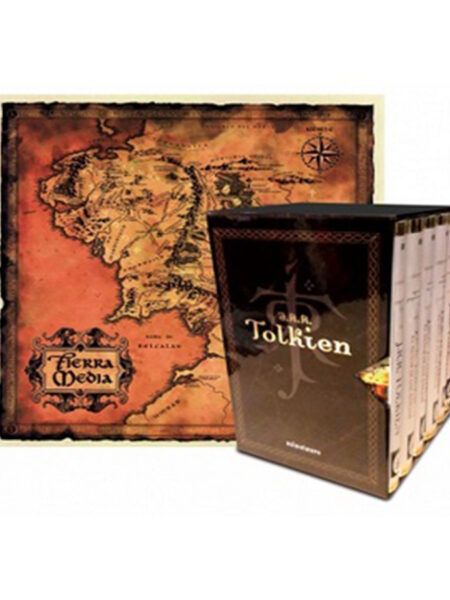 ESTUCHE TOLKIEN -6 VOLÚMENES + MAPA + POSTALES-