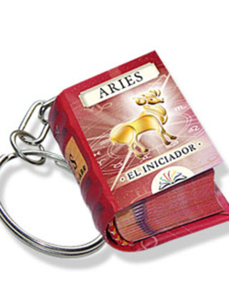 ARIES -EL INICIADOR- LLAVERO -MINIBOOKS-