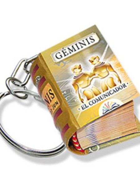 GÉMINIS -EL COMUNICADOR- LLAVERO -MINIBOOKS-