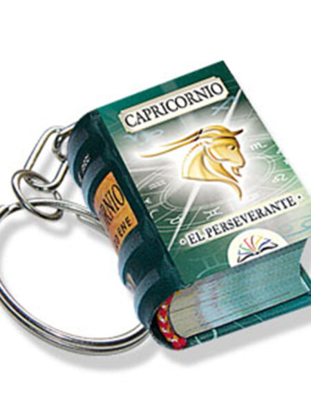 CAPRICORNIO -EL PERSEVERANTE- LLAVERO -MINIBOOKS-