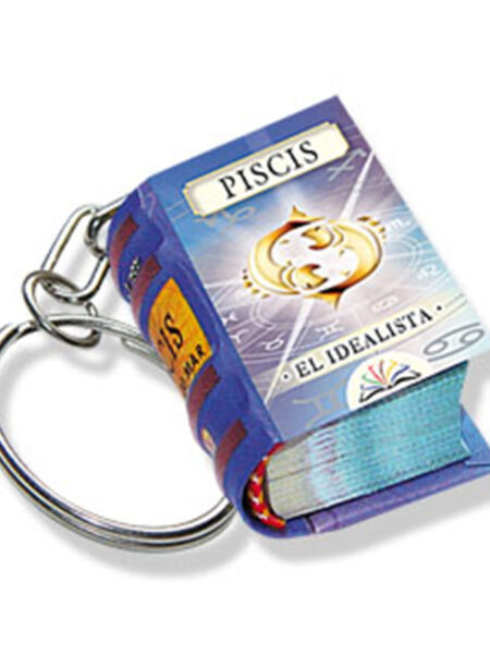 PISCIS -EL IDEALISTA- LLAVERO -MINIBOOKS-