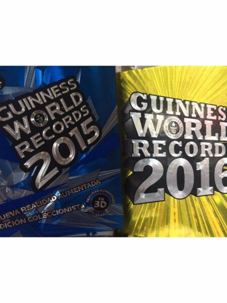PACK  GUINNESS WORLD RECORDS 2 TOMOS -GUINNESS 2015 - GUINNESS 2016