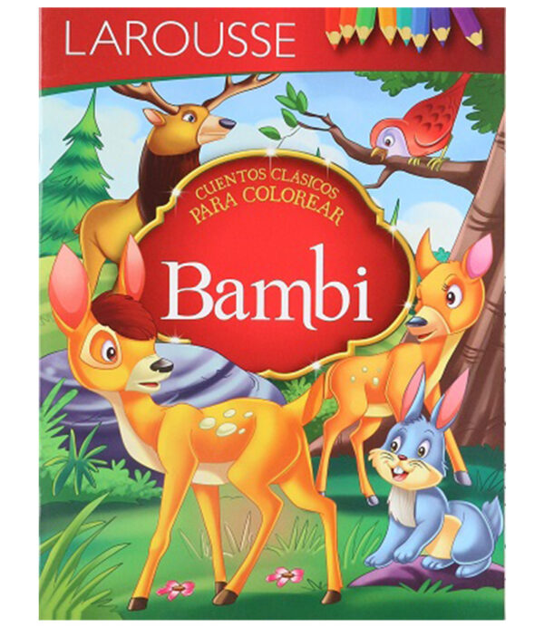 BAMBI -CUENTOS CLÁSICOS PARA COLOREAR-