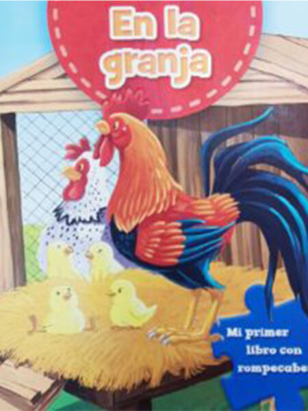 EN LA GRANJA MI PRIMER LIBRO CON ROMPECABEZAS