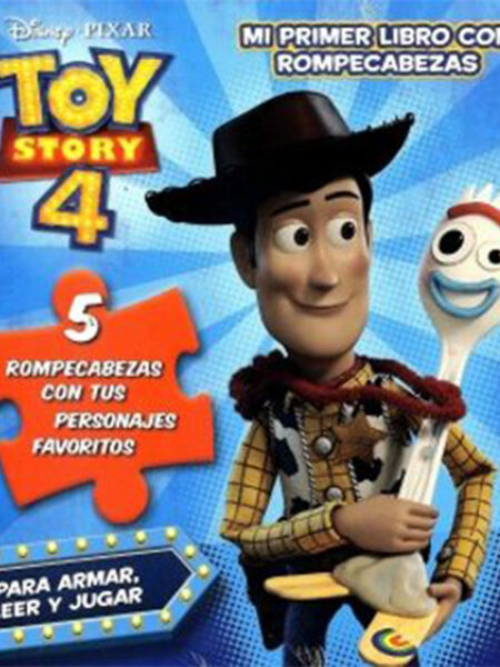 TOY STORY 4 -MI PRIMER LIBRO CON ROMPECABEZAS-