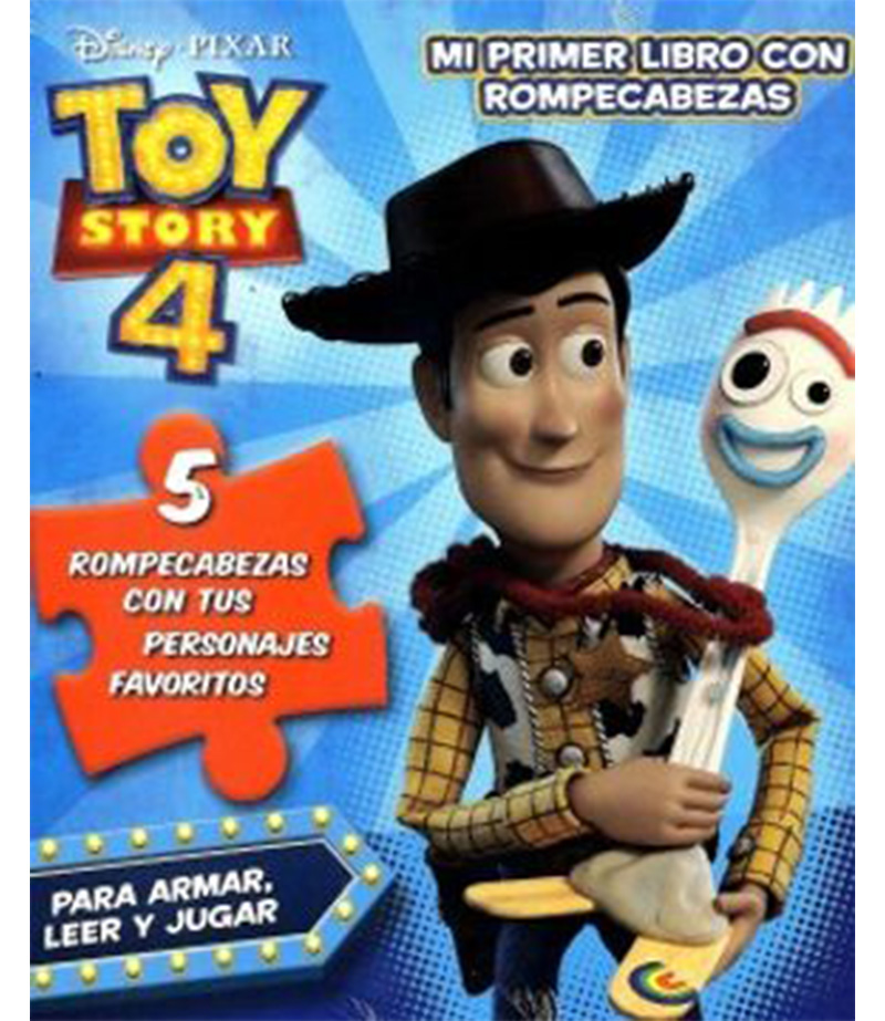 TOY STORY 4 -MI PRIMER LIBRO CON ROMPECABEZAS-