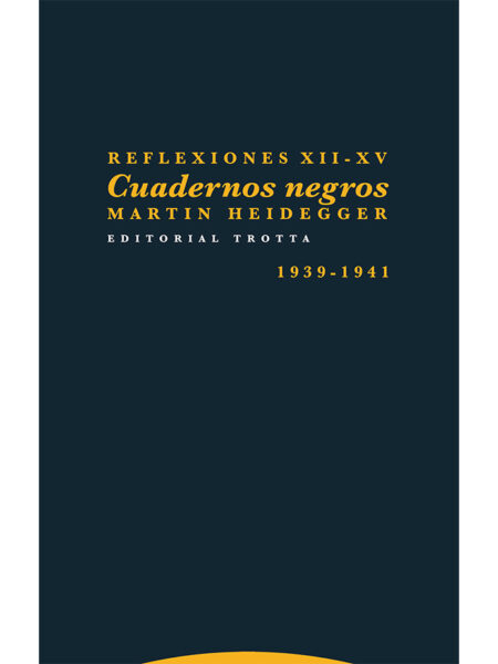 CUADERNOS NEGROS REFLEXIONES XII-XV