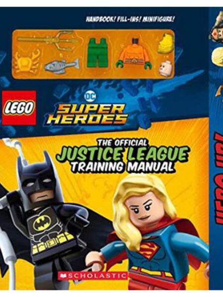 OFFICIAL JUSTICE LEAGUE TRAINING MANUAL, THE -SUPER HEROES- NCLUYE FIGURAS