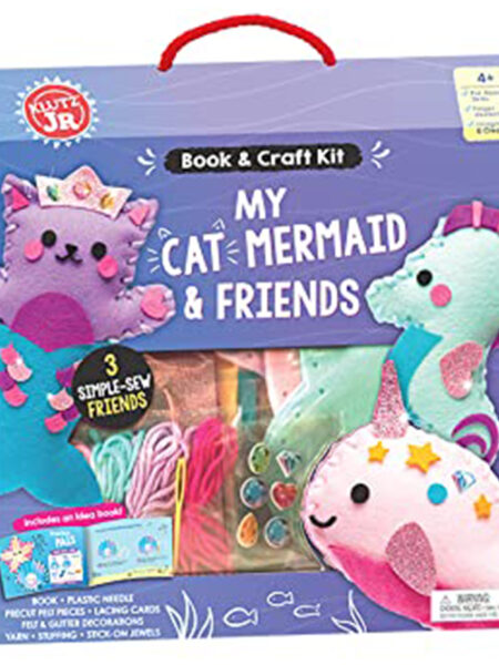 MY CAT MERMAID & FRIENDS -BOOK & CRAFT KIT-