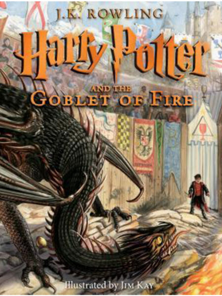 HARRY POTTER 4 -AND THE GLOBET OF FIRE- ILLUSTRATED EDITION