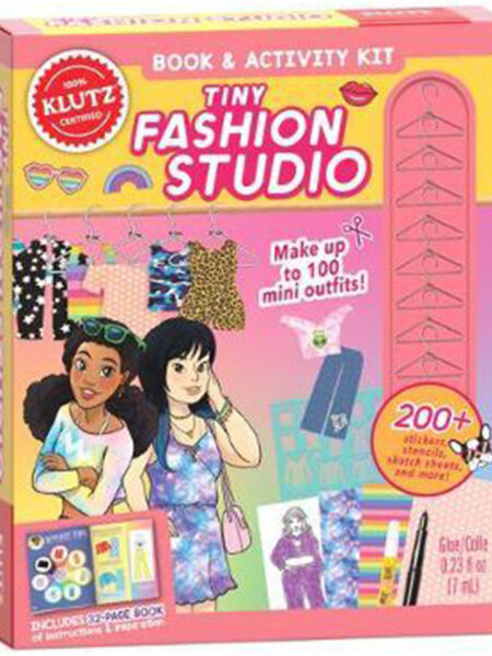 TINY FASHION STUDIO -BOOK & ACTIVITY KIT-