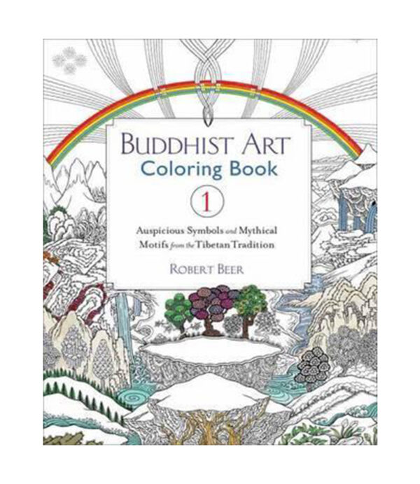 BUDDHIST ART -COLORING BOOK 1-