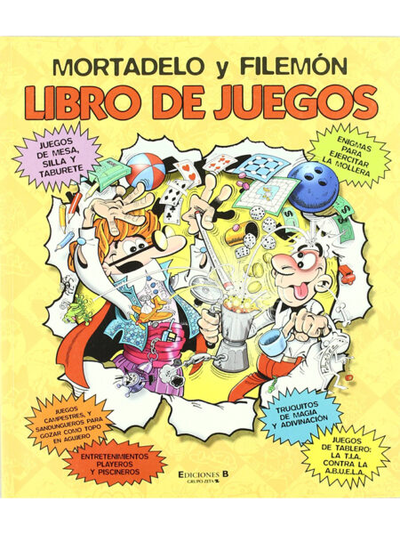 MORTADELO Y FILEMON LIBRO DE JUEGOS