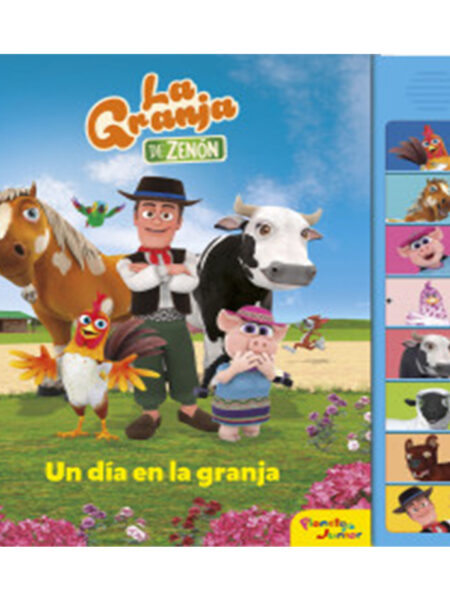 UN DIA EN LA GRANJA -LA GRANJA DE ZENÓN- LIBRO CON SONIDOS