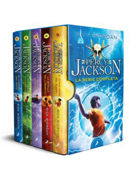PERCY JACKSON Y LOS DIOSES DEL OLIMPO -LA SERIE COMPLETA- ESTUCHE