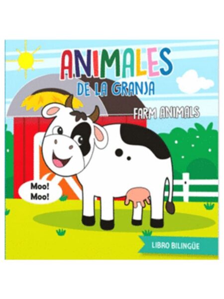 ANIMALES DE LA GRANJA - FARM ANIMALS -LIBRO BILINGUE DE BAÑO-