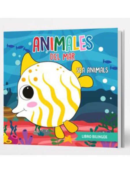 ANIMALES DEL MAR - SEA ANIMALS -LIBRO BILINGUE DE BAÑO-