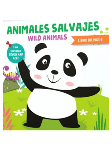 ANIMALES SALVAJES - WILD ANIMALS -LIBRO BILINGUE DE TEXTURAS-