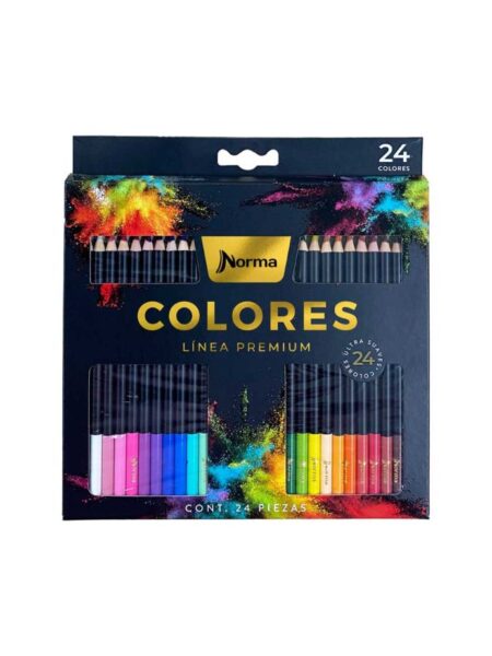 LAPIZ X 24 CLRS NORMA LINEA PREMIUM