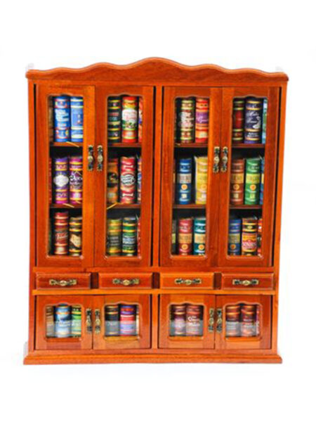 SOPORTE DE 56 MINILIBROS CON TIRADORES LUJO -MINIBOOKS-
