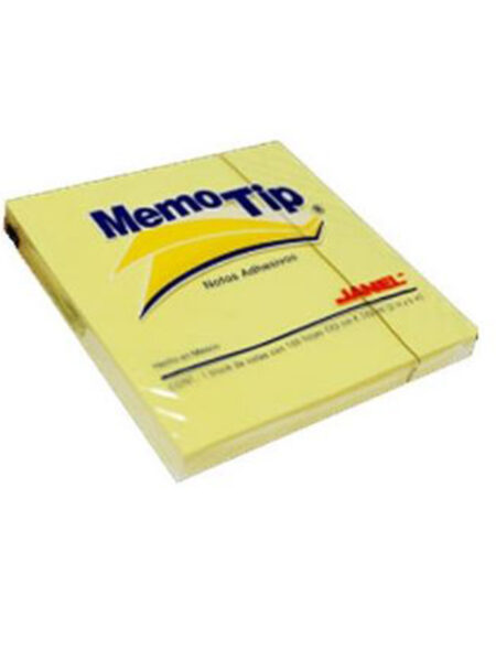 NOTAS ADHESIVAS MEMOTIP AMARILLO 3 X 4