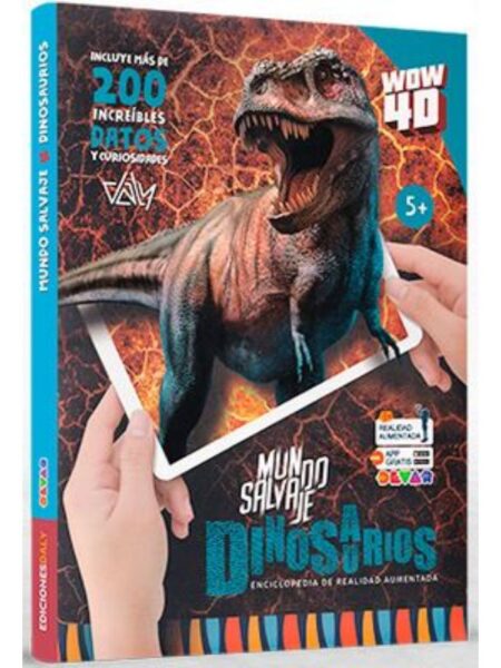 MUNDO SALVAJE DINOSAURIOS -TD- ENCICLOPEDIA DE REALIDAD AUMENTADA