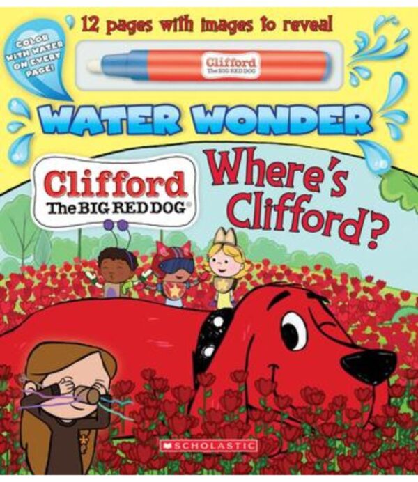 CLIFFORD THE BIG RED DOG -WHERE´S CLIFFORD?- WATER WONDER