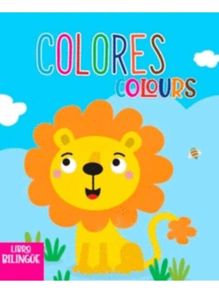 COLORES -LIBRO DE TELA Y SONAJERO- BILINGÜE-