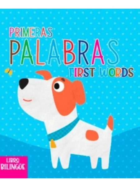 PRIMERAS PALABRAS -LIBRO DE TELA Y SONAJERO- BILING?Ü