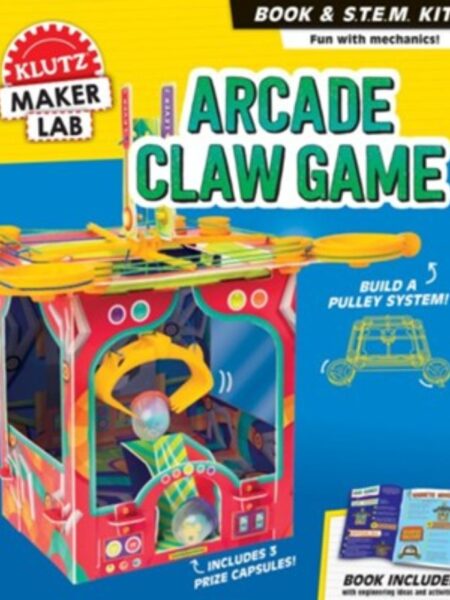 ARCADE CLAW GAME -BOOK & S.T.E.M. KIT-