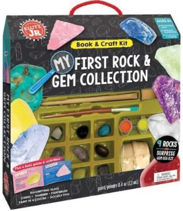 MY FIRST ROCK & GEM COLLECTION -BOOK &CRAFT KIT-