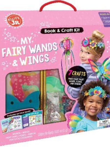 MY FAIRY WANDS & WINGS -BOOK & CRAFT KIT-