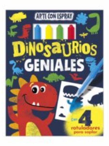 DINOSAURIOS GENIALES ARTE CON SPRAY