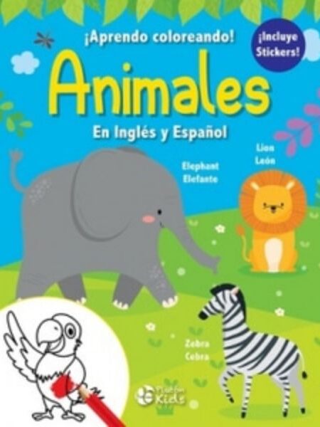 ANIMALES APRENDO COLOREANDO (INGLES-ESPAÑOL)
