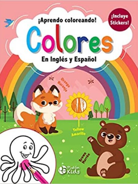 COLORES APRENDO COLOREANDO (INGLES-ESPAÑOL)
