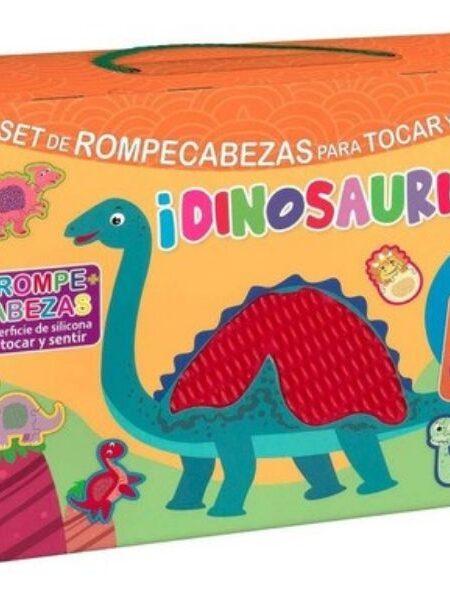 DINOSAURIOS SET DE ROMPECABEZAS PARA TOCAR Y SENTIR